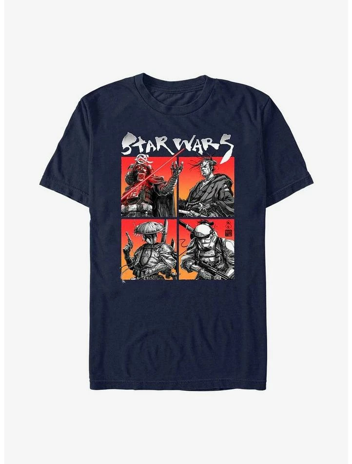 Deals ๐ Star Wars: Visions Four Corner Panels T-Shirt ๐ - Image 4