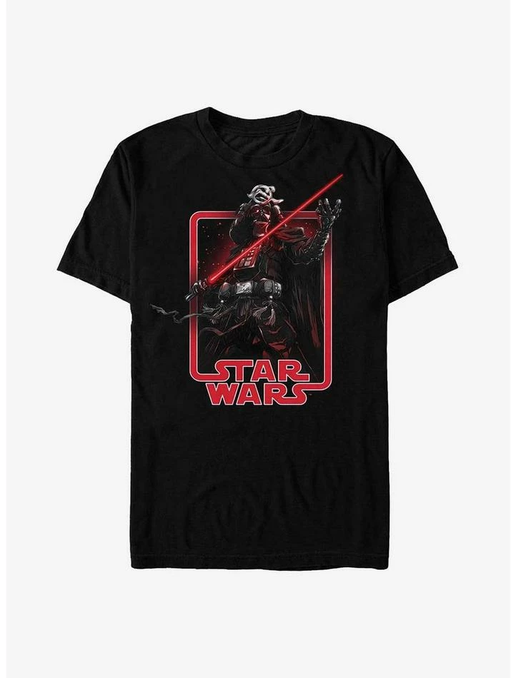 Flash Sale โญ Star Wars: Visions Framed Darth Vader T-Shirt โ