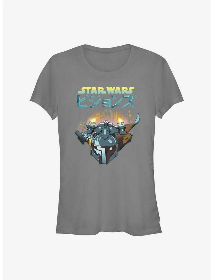 Wholesale ๐งจ Star Wars: Visions Boba Fett Jetpack ๐ง Girls T-Shirt ๐