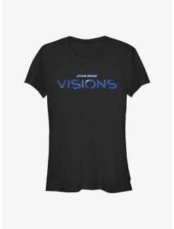 Promo 👏 Star Wars: Visions Large Logo 👧 Girls T-Shirt ❤️