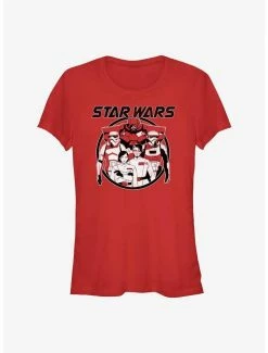 Best Sale 😍 Star Wars: Visions The Dark Side Army Anime 👧 Girls T-Shirt ✔️