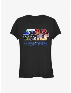 Flash Sale ⭐ Star Wars: Visions Franchised Logo 👧 Girls T-Shirt 🥰
