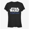 Coupon 🎁 Star Wars: Visions Stacked Logo 👧 Girls T-Shirt 🧨