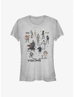 Cheapest 👍 Star Wars: Visions Textbook Characters 👧 Girls T-Shirt 🔥