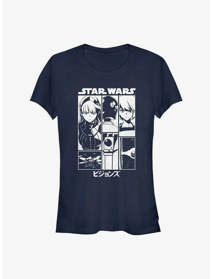 Buy 🔥 Star Wars: Visions The Twins Poster 👧 Girls T-Shirt ❤️