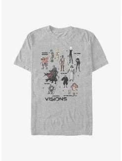 Best reviews of 🔔 Star Wars: Visions Textbook Characters T-Shirt ⌛