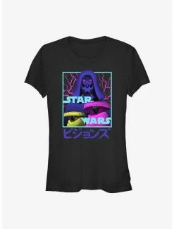 New 🥰 Star Wars: Visions Metal Faces 👧 Girls T-Shirt 🥰