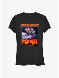 Promo ✨ Star Wars: Visions Village Panels 👧 Girls T-Shirt ✔️