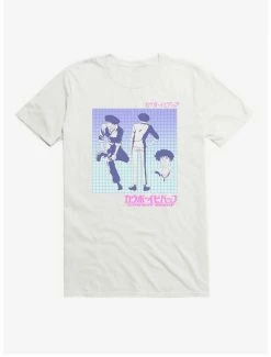 Top 10 🌟 Cowboy Bebop Spike Grid Gradient T-Shirt 🥰