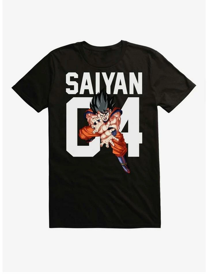 Flash Sale ๐ Dragon Ball Z Goku Saiyan Jersey Number T-Shirt โค๏ธ