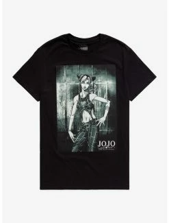 Wholesale 🛒 JoJo's Bizarre Adventure: Stone Ocean Jolyne Black & White Portrait T-Shirt 🛒