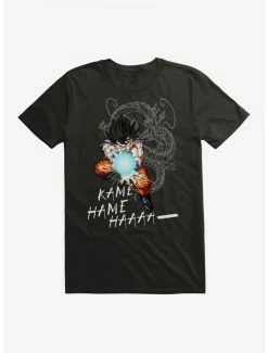 Budget 😍 Dragon Ball Z Goku Kamehameha Extra Soft T-Shirt 👏