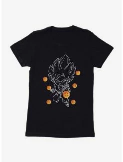 Budget 🛒 Dragon Ball Super Chibi Goku Saiyan Extra Soft 👧 Girls T-Shirt 😉