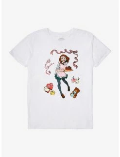 Deals ❤️ My Hero Academia Ochaco Valentine's Day 👧 Girls T-Shirt 🧨