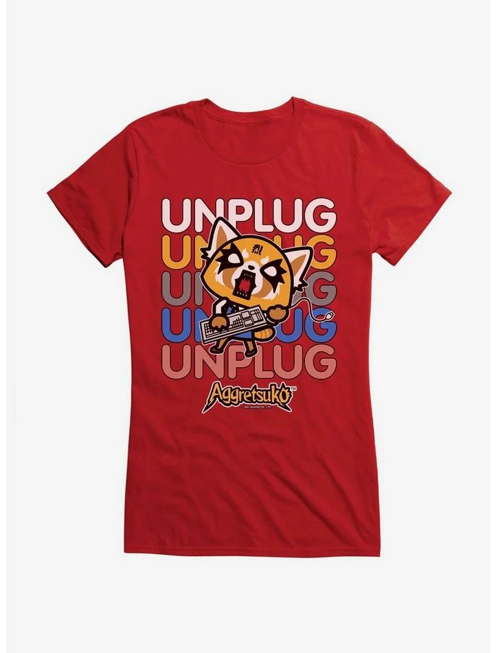 Wholesale 😀 Aggretsuko Unplug 👧 Girls T-Shirt ✔️ - Image 7