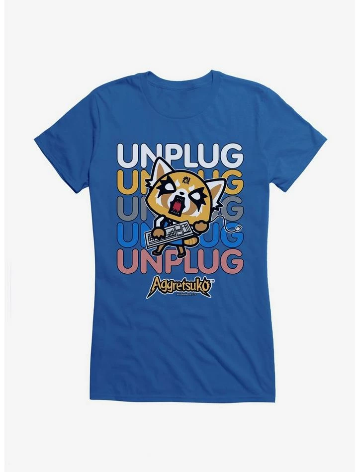 Wholesale 😀 Aggretsuko Unplug 👧 Girls T-Shirt ✔️ - Image 8