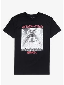 Outlet 🎉 Attack On Titan The Rumbling Manga Panel T-Shirt 👏