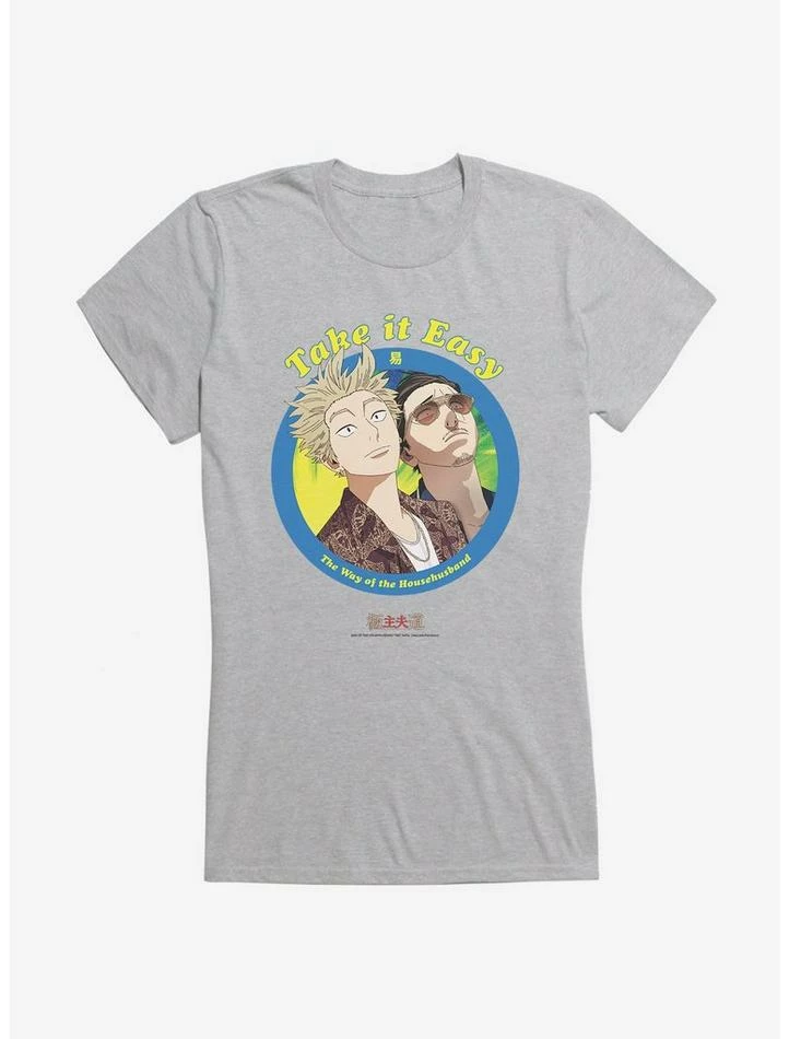 Cheap 😀 The Way of the Househusband Take It Easy Dark 👧 Girls T-Shirt 💯