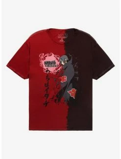 New 😉 Naruto Shippuden Itachi Split Wash T-Shirt 🔥