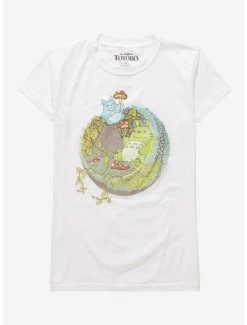 Promo 🌟 Studio Ghibli My Neighbor Totoro Terrarium 👧 Girls T-Shirt 🥰