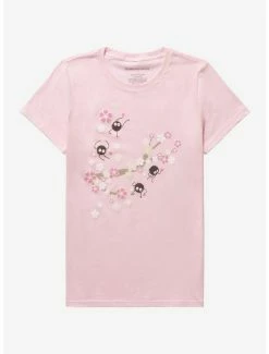 Deals ✨ Studio Ghibli Spirited Away Soot Sprites Sakura 👧 Girls T-Shirt 👏