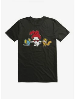 Outlet ๐ฅฐ My Melody Dancing With Flat And Risu T-Shirt ๐ฏ