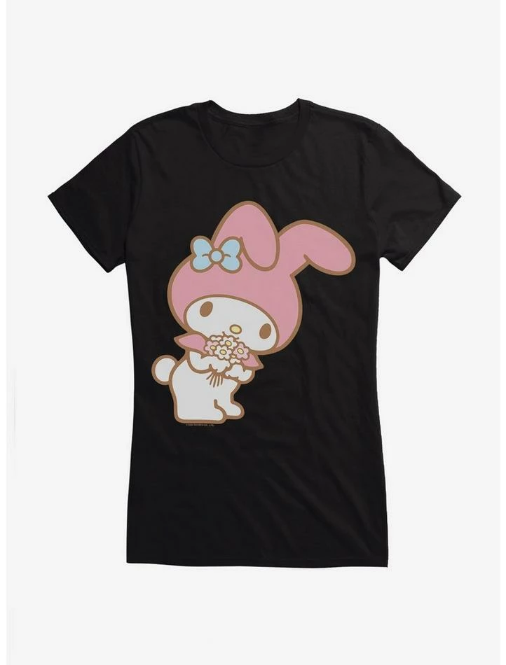 Hot Sale โจ My Melody Bouquet Of Flowers ๐ง Girls T-Shirt โจ - Image 2