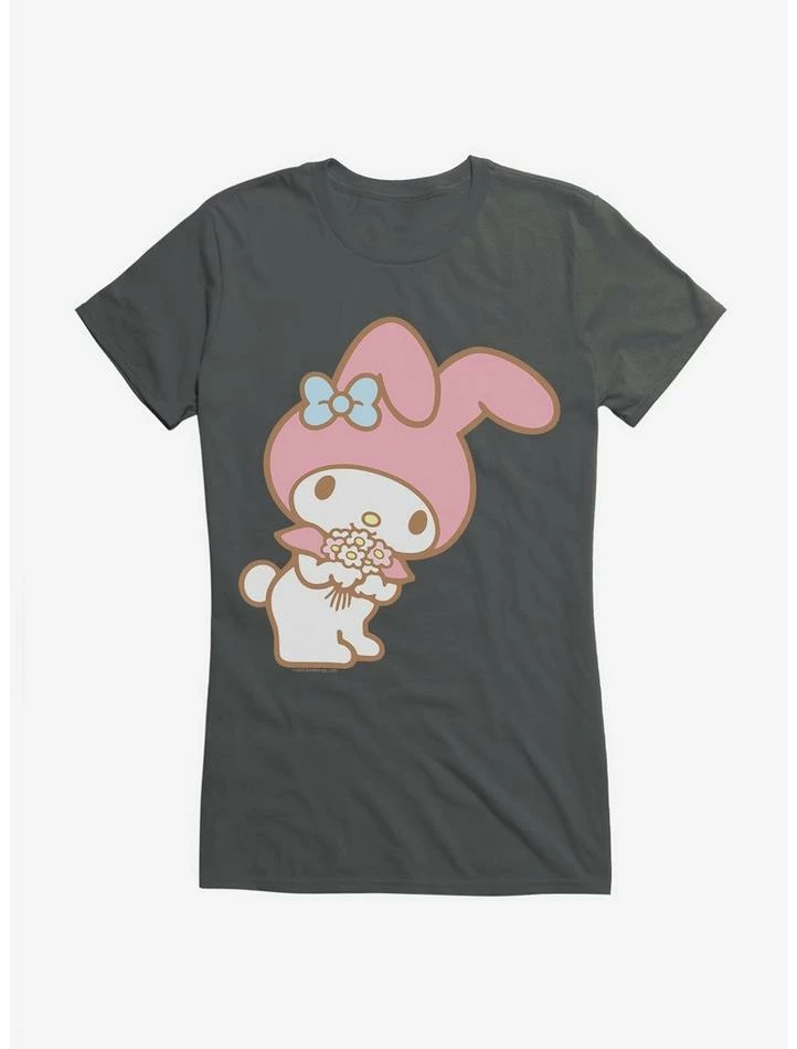 Hot Sale โจ My Melody Bouquet Of Flowers ๐ง Girls T-Shirt โจ - Image 3