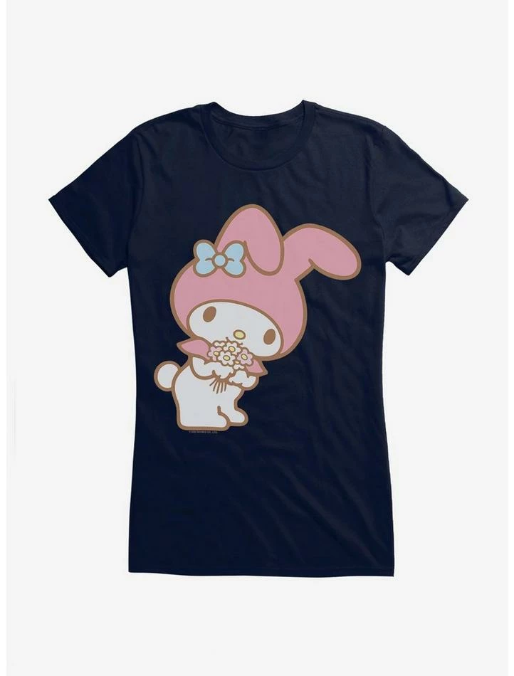 Hot Sale โจ My Melody Bouquet Of Flowers ๐ง Girls T-Shirt โจ - Image 6