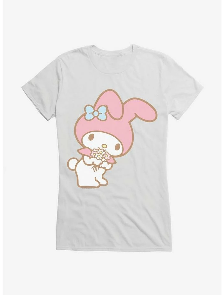 Hot Sale โจ My Melody Bouquet Of Flowers ๐ง Girls T-Shirt โจ - Image 7