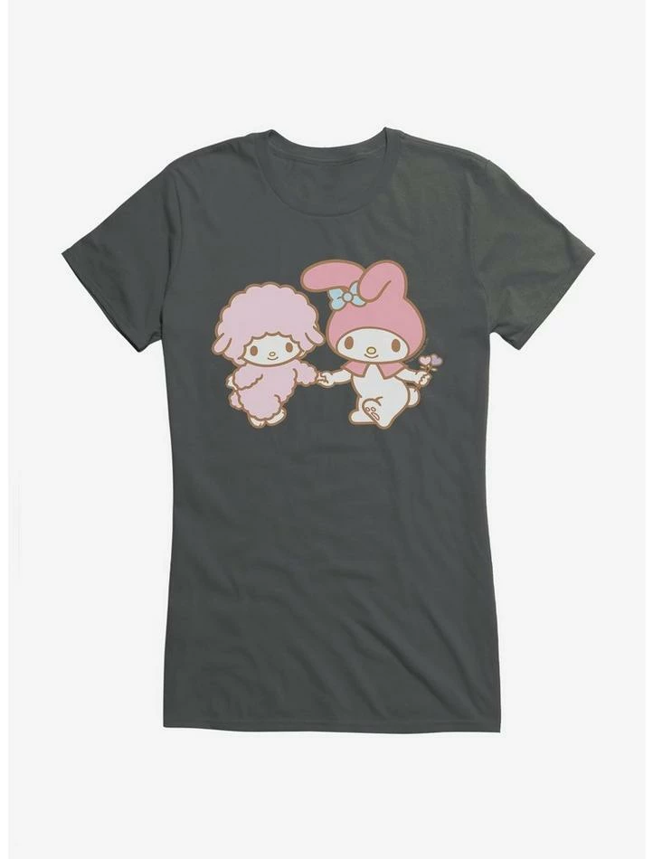 New โค๏ธ My Melody Skipping With Piano ๐ง Girls T-Shirt ๐ฅฐ - Image 3