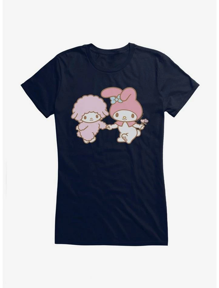 New โค๏ธ My Melody Skipping With Piano ๐ง Girls T-Shirt ๐ฅฐ - Image 6