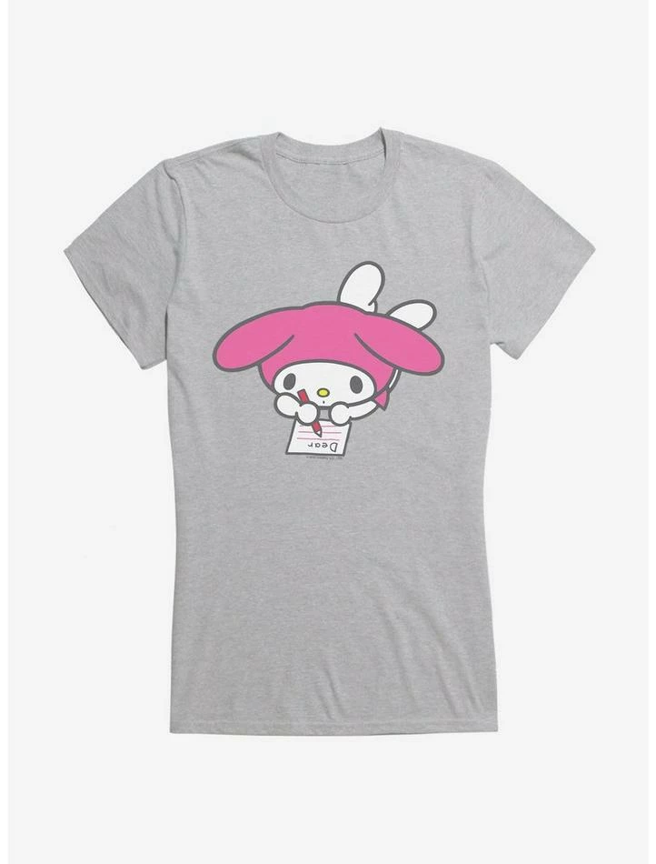 Best Sale ✔️ My Melody Writing 👧 Girls T-Shirt 👍 - Image 5
