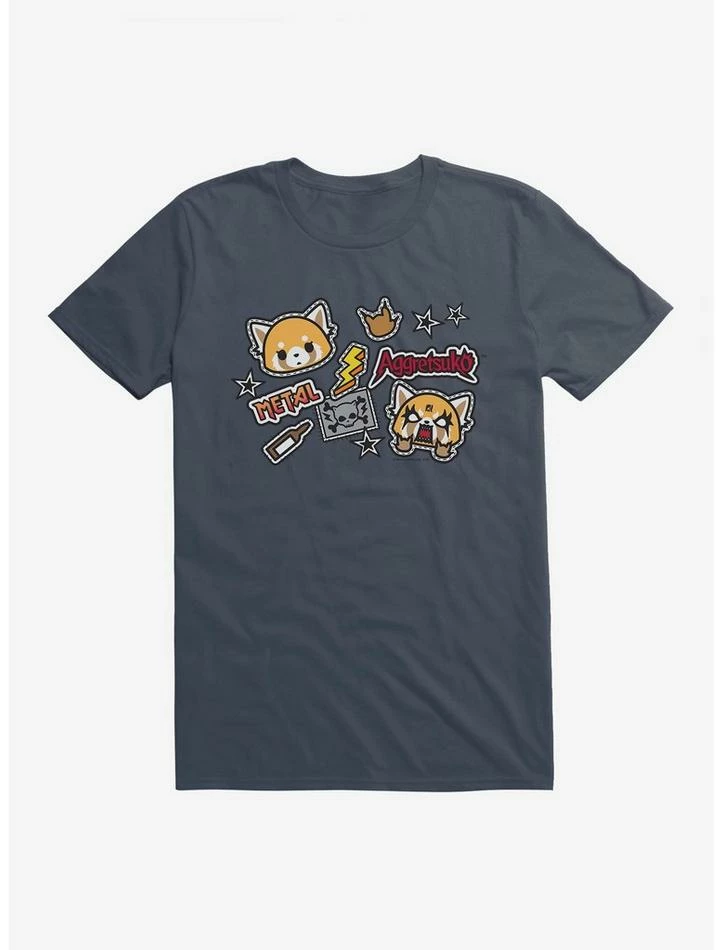 Top 10 ๐ Aggretsuko Metal Gig Stickers T-Shirt โ๏ธ - Image 5