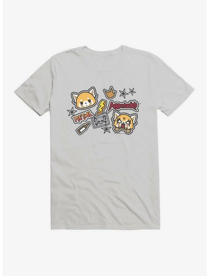 Top 10 ๐ Aggretsuko Metal Gig Stickers T-Shirt โ๏ธ - Image 8