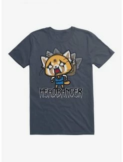 Best Sale 👍 Aggretsuko Metal Headbanger T-Shirt 🎁