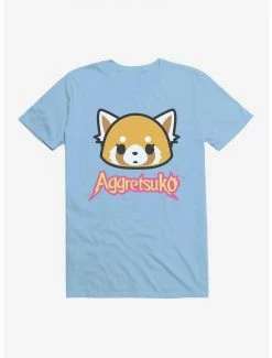 Cheapest 😍 Aggretsuko Face Icon T-Shirt 🧨