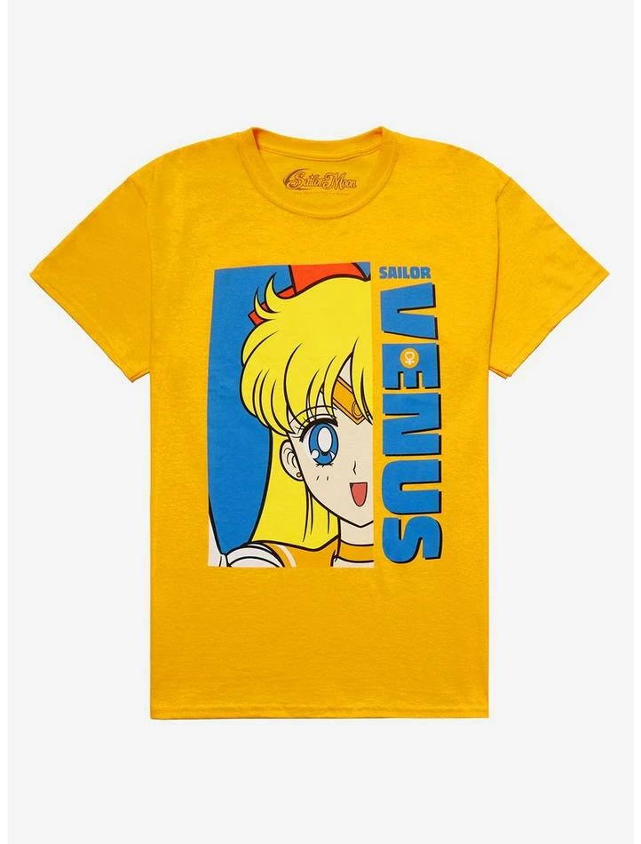 Cheapest ๐ฅ Sailor Moon Sailor Venus Bright Graphic T-Shirt โค๏ธ