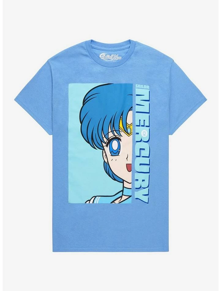 Wholesale ✨ Sailor Moon Sailor Mercury Bright Graphic T-Shirt 👍
