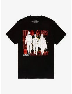 Coupon 😀 Tokyo Revengers Tokyo Manji Trio T-Shirt 🎁