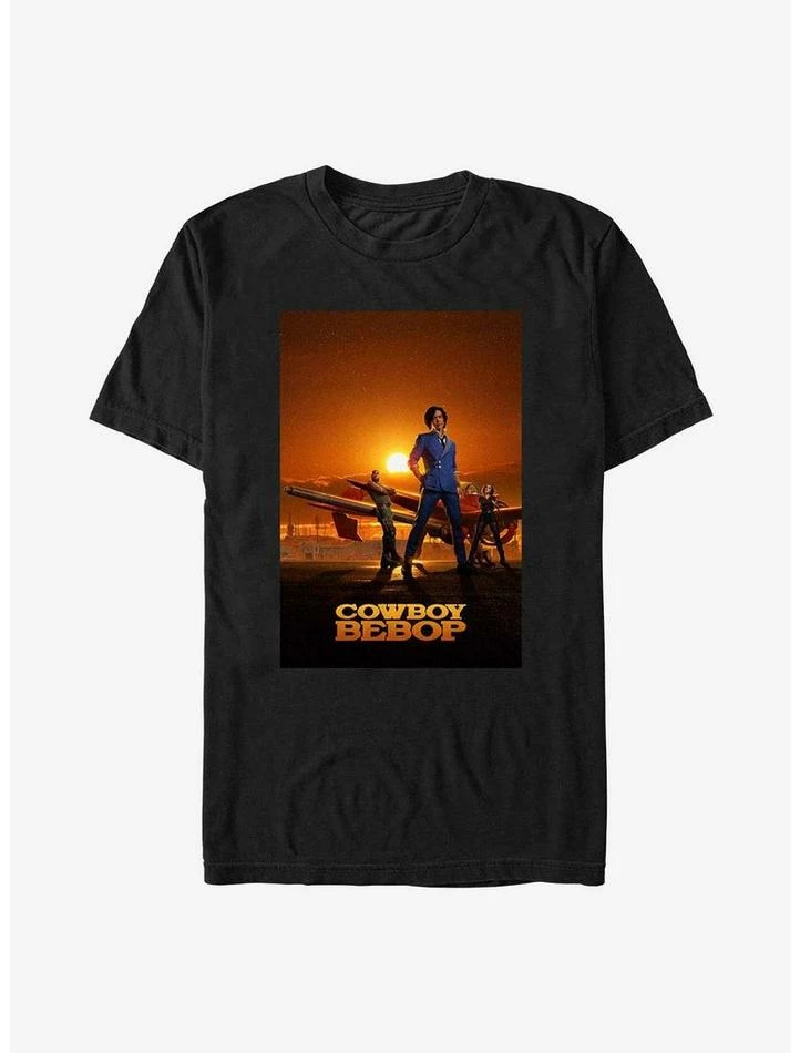 Hot Sale 🔥 Cowboy Bebop Sunset Poster T-Shirt ✔️