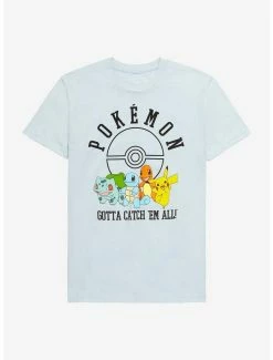 Top 10 🌟 Pokemon Kanto Starters Boyfriend Fit 👧 Girls T-Shirt 🧨