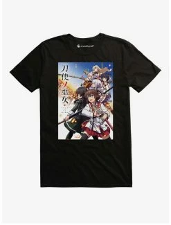 Budget 😀 Katana Maidens Black T-Shirt 🧨