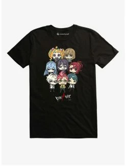 Cheapest ✔️ Chibi Characters Print on T-Shirt 🔥
