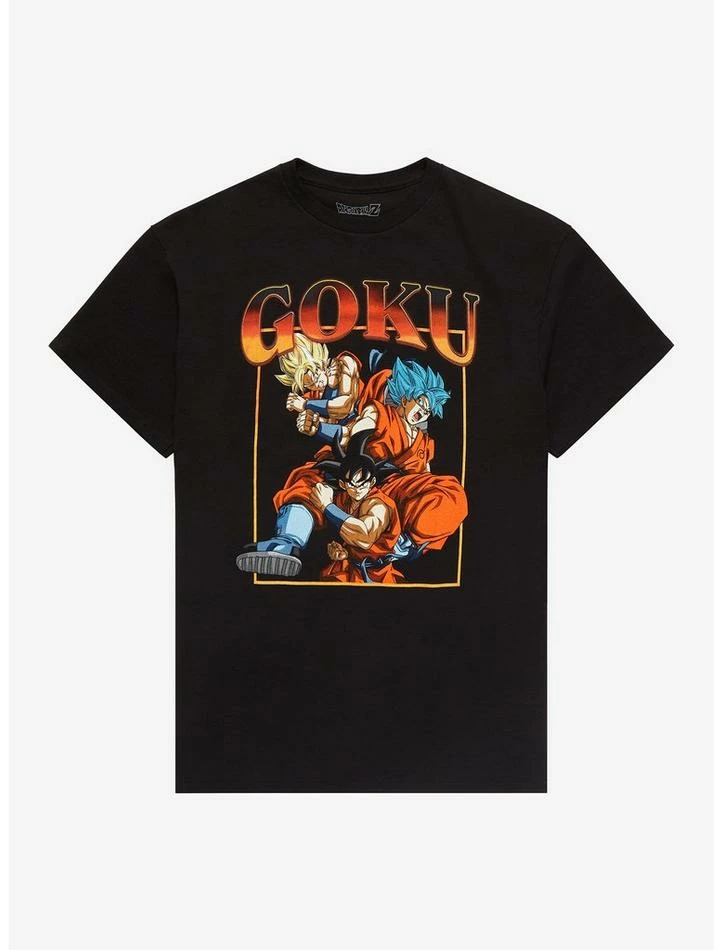 Cheap ๐ Dragon Ball Z Super Saiyan Goku Collage T-Shirt ๐