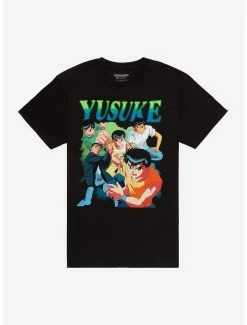 Best Pirce 😉 Yu Yu Hakusho Yusuke Vintage Collage T-Shirt 🤩