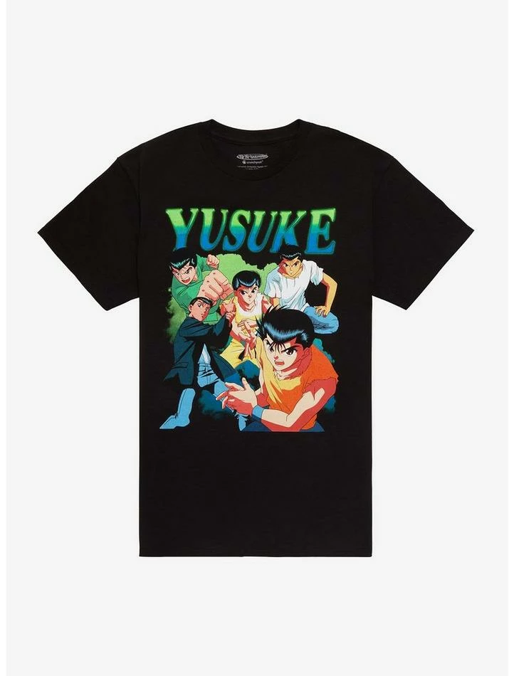Best Pirce π Yu Yu Hakusho Yusuke Vintage Collage T-Shirt π€©