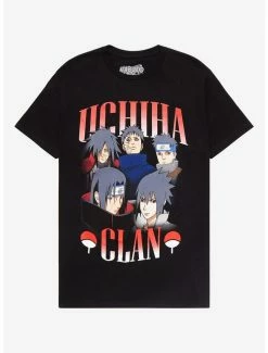 Brand new 😀 Naruto Shippuden Ombre Uchiha Clan Collage T-Shirt 🤩