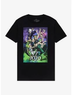 Budget 🎉 JoJo's Bizarre Adventure: Stone Ocean Group Pose T-Shirt 💯