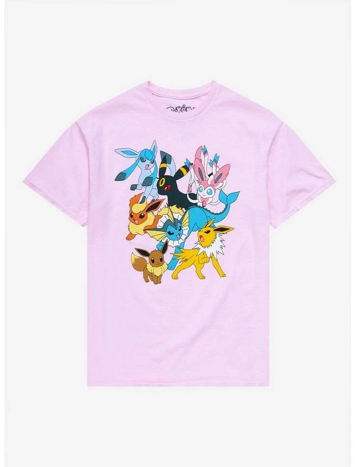 Flash Sale π Pokemon Eeveelutions Boyfriend Fit π§ Girls T-Shirt βοΈ